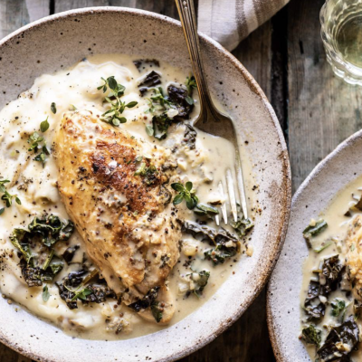 Slow Cooked French Wine Mustard Chicken